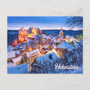 Wintertime In Hohnstein, Germany Postcard