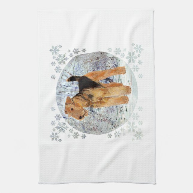 Wintertime Kitchen Towel (Vertical)