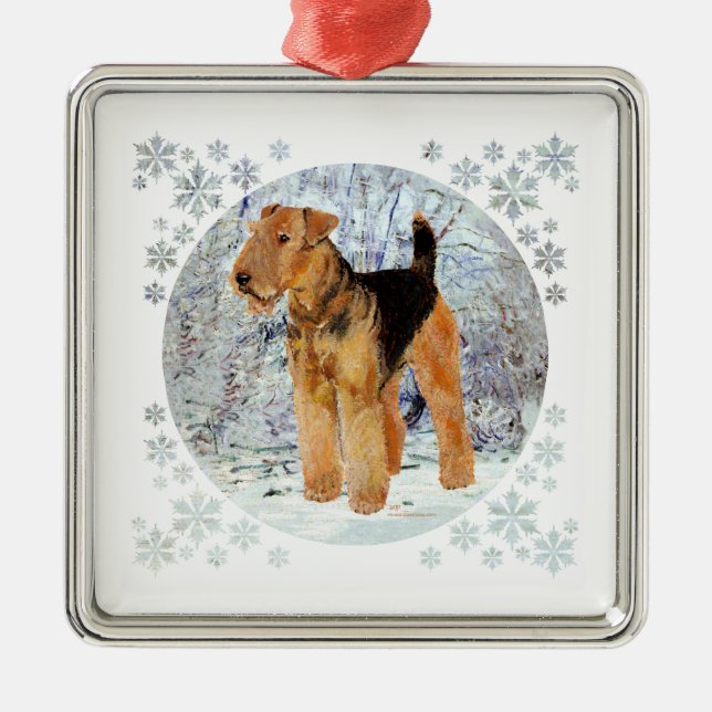 Wintertime Metal Ornament (Front)