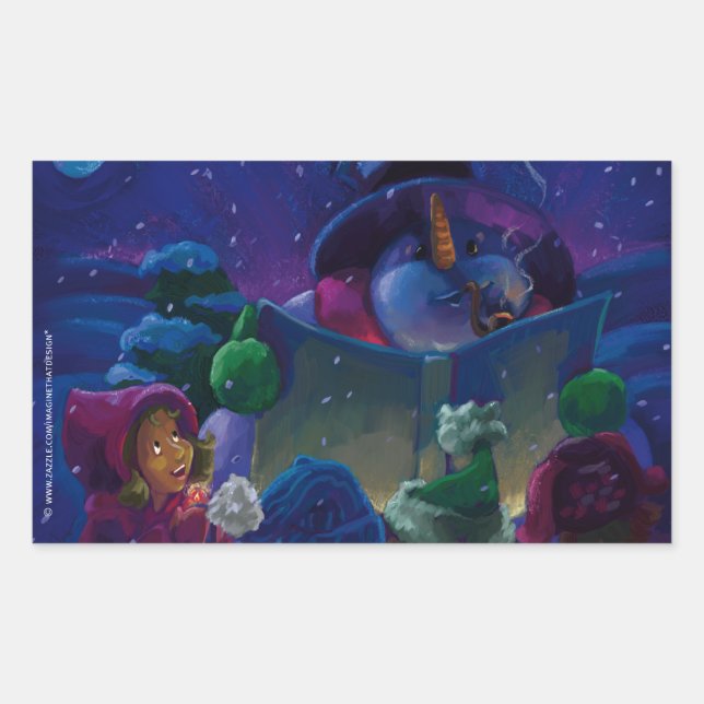 Wintertime Reading Sticker (Front)