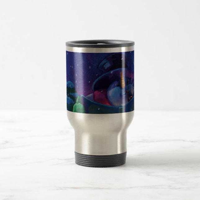 Wintertime Reading Travel Mug (Center)