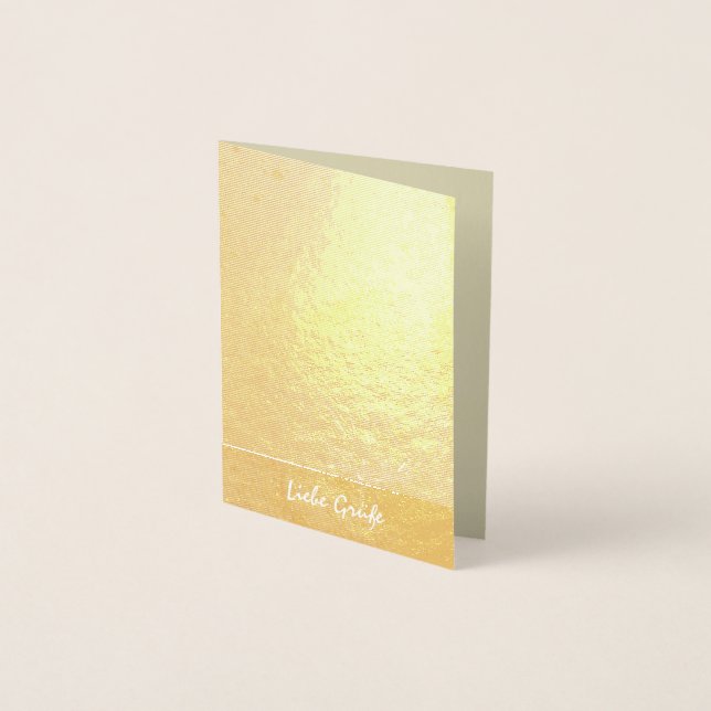 Wintertraum Baum in Gold Foil Card (Front)