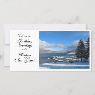 Wintery Idaho Scene Holiday Card