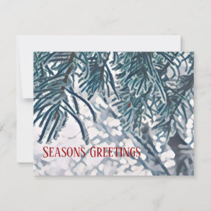 Wintery Seasons Greeting Card