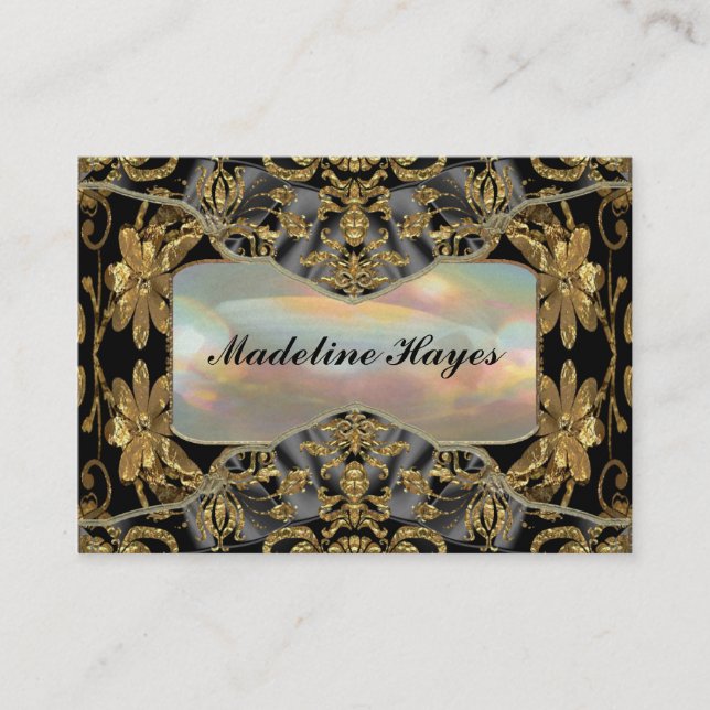 Winthrop Baroque 2.5" Elegant Professional Business Card (Front)