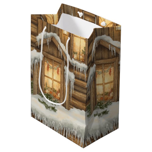 Wintriana - festive worlds of imagination (51/60) medium gift bag (Front Angled)