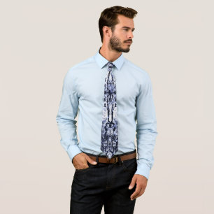 Wintry Abstract Tie