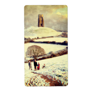 Wintry Glastonbury Tor