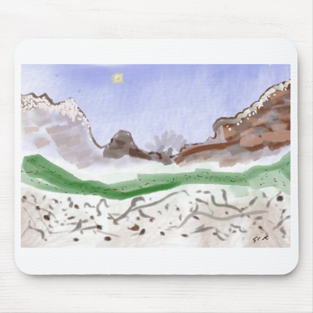 Wintry Mix Mousepad (Front)