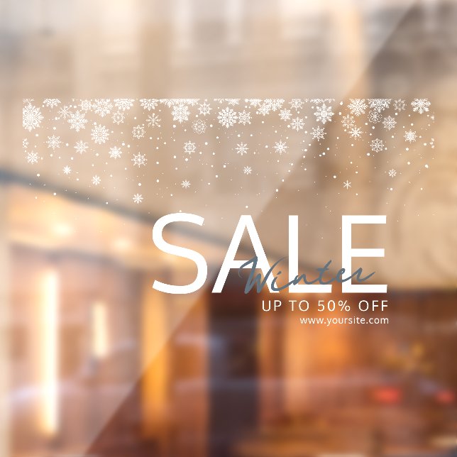 Wintry New Winter Collection Window Cling (Sheet 2)