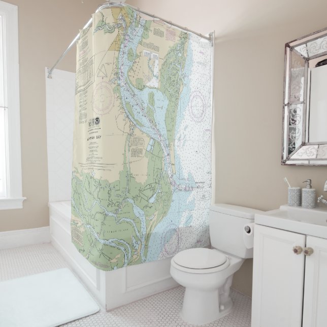 Winyah Bay Nautical Chart 11532 (In Situ)