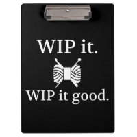 WIP It Good • Knit Crochet {Dark}