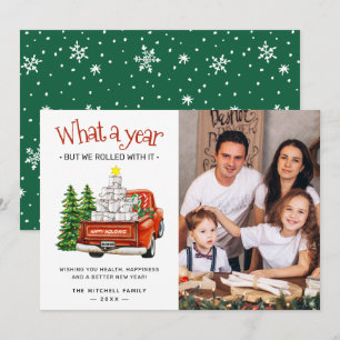 Wipe and Smile: A Year in Toilet Rolls and Photos Holiday Card