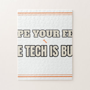 Wipe Your Feet The Tech Is Busy — Puzzle