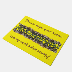 Wipe Your Hooves - Cattle Doormat