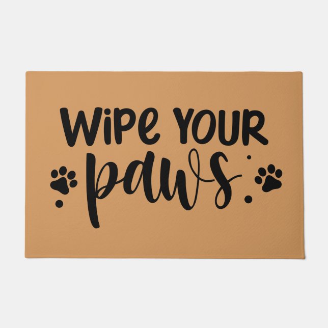 Wipe Your Paws Doormat (Front)
