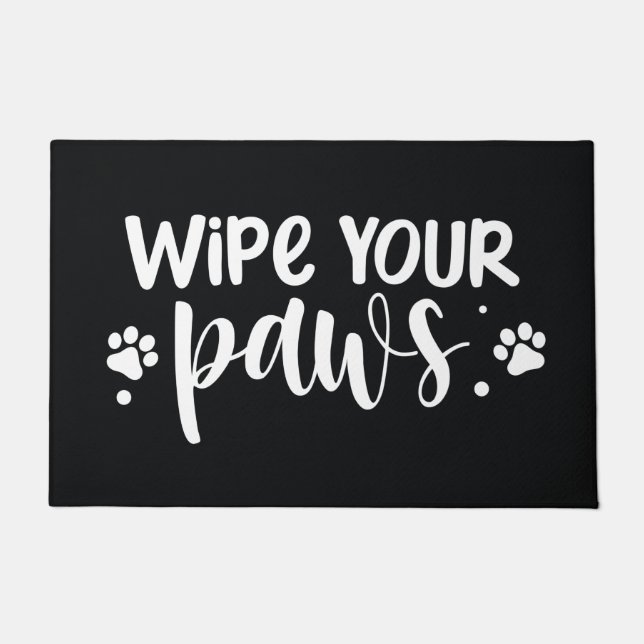 Wipe Your Paws Doormat (Front)