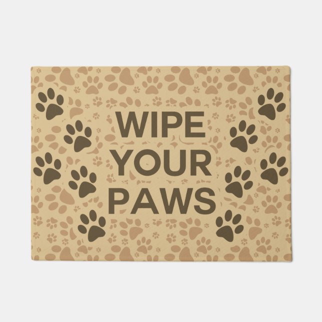 Wipe Your Paws Doormat (Front)