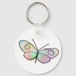 Wire Butterfly Keychain