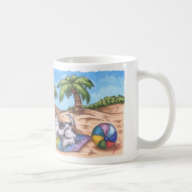 Wire Fox Endless Summer 11oz White Mug (Right)