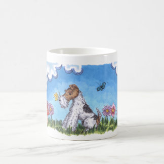 Wire Fox Spring 11oz White Mug