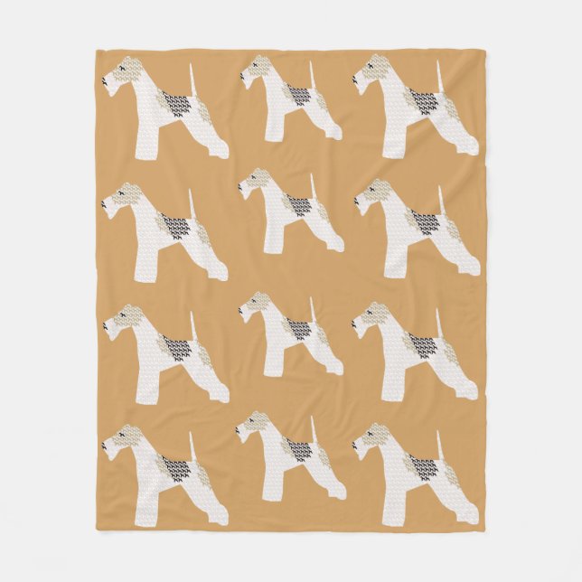 Wire Fox Terrier Blanket (Front)