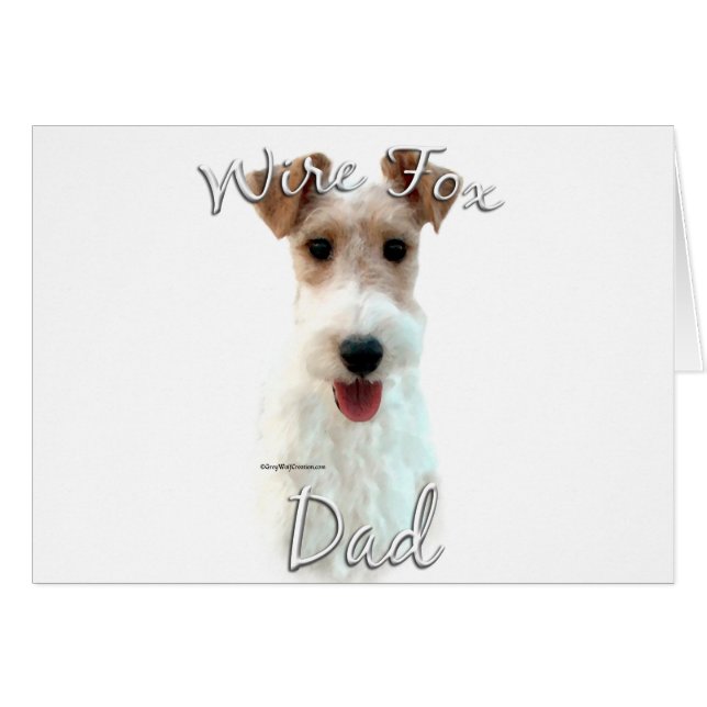 Wire Fox Terrier Dad 2 (Front Horizontal)
