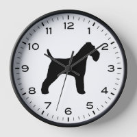 Wire Fox Terrier Dog Silhouette