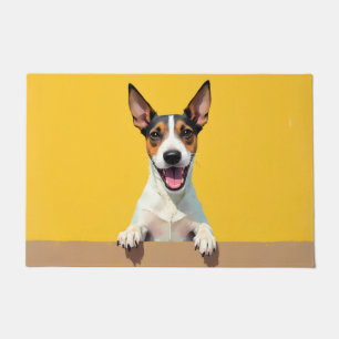 Wire Fox Terrier Doormat Art