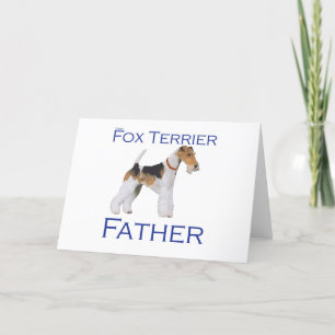 Wire Fox Terrier Father's Day Card