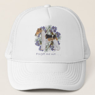 Wire Fox Terrier Forget-Me-Not Trucker Hat