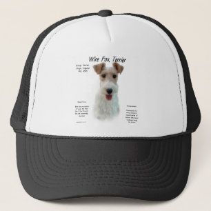 Wire Fox Terrier History; about wire fox terrier Trucker Hat