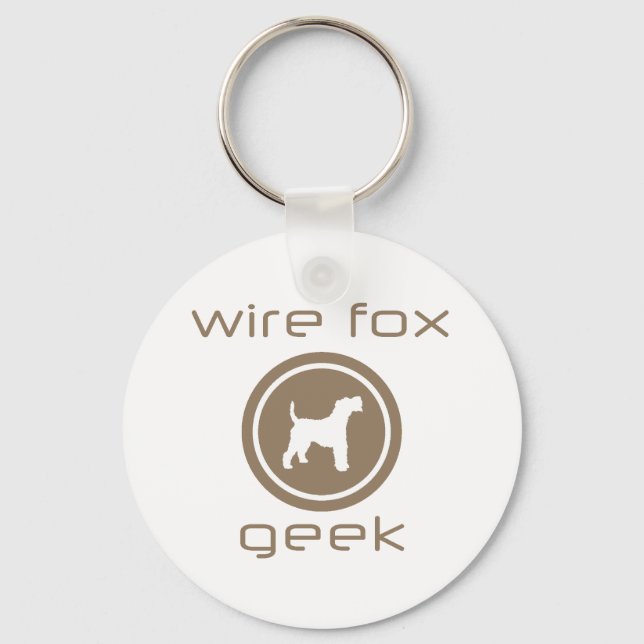 Wire Fox Terrier Keychain (Front)