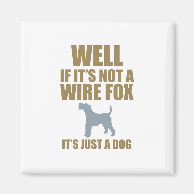 Wire Fox Terrier Magnet (Front)
