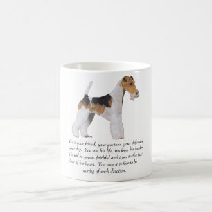 Wire Fox Terrier Memory / Dedication MALE Coffee Mug