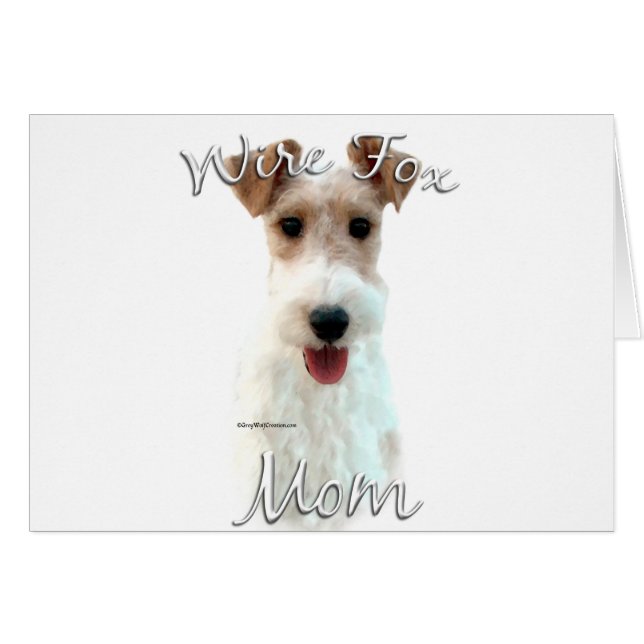 Wire Fox Terrier Mom 2 (Front Horizontal)