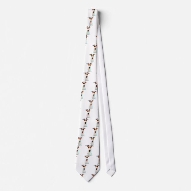 Wire Fox Terrier Mom 2 Tie (Front)