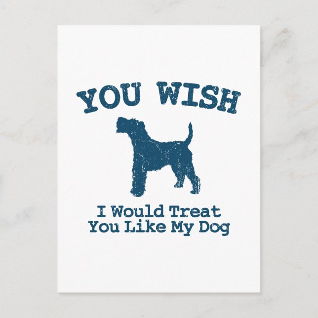 Wire Fox Terrier Postcard (Front)