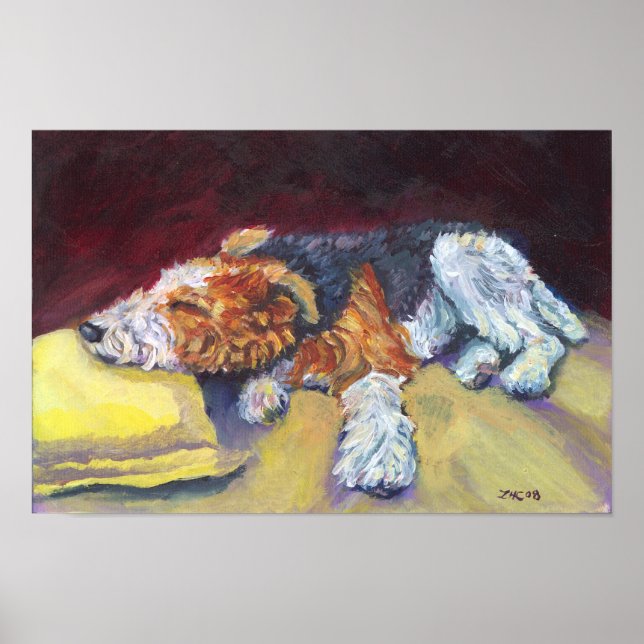 Wire Fox Terrier Print (Front)