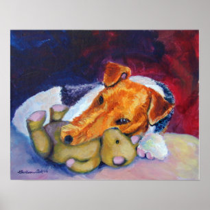 Wire Fox Terrier Print Poster
