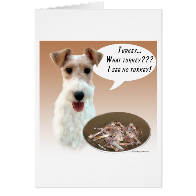 Wire Fox Terrier Turkey (Front)