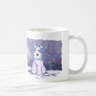 Wire Fox Winter 11oz White Mug