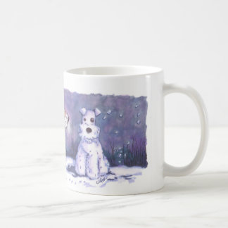 Wire Fox Winter 11oz White Mug