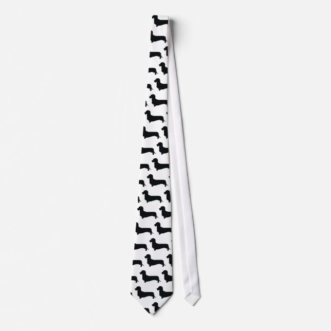 Wire Hair Dachshund Neck Tie (Front)