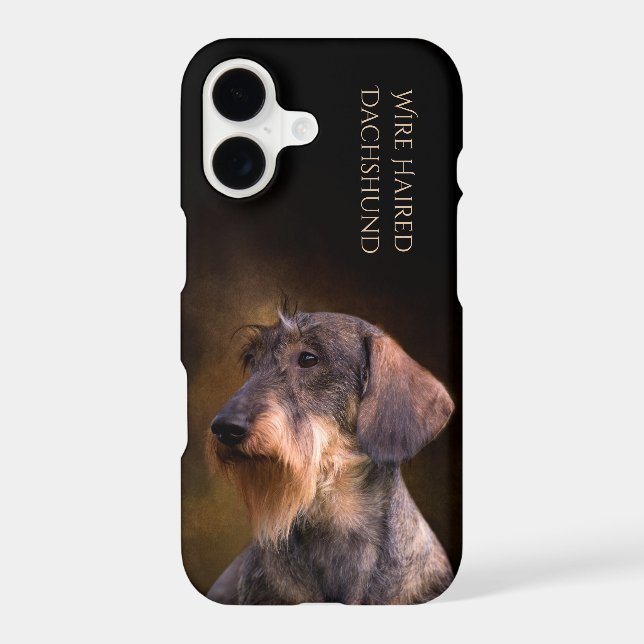 Wire Haired Dachshund Phone Case (Back)