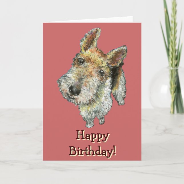 Wire-haired-fox-terrier Card (Front)