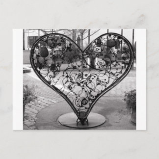 Wire Heart Postcard