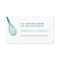 Wire Whisk Catering Card Teal
