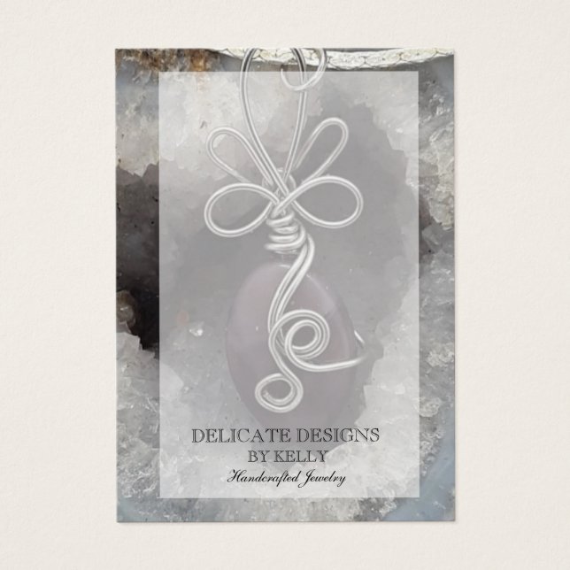 Wire Wrap Jewellery Designer Earring Display Cards (Front)