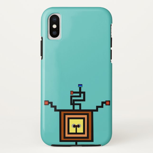 Wired Apple iPhone X, Tough Phone Case (Back)